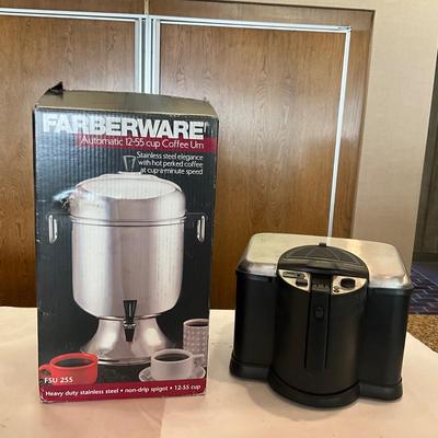 K1051 Farberware Coffee URN and Rival Fryer
