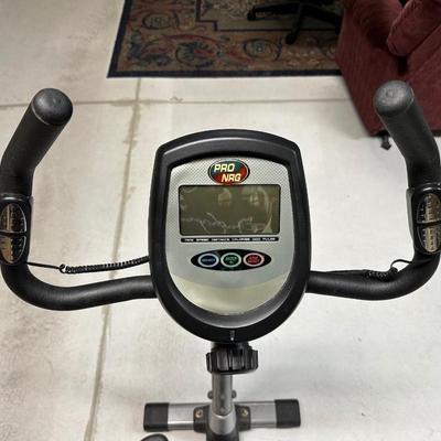 PRO NRG STATIONARY EXERCISE BIKE W/LED PANEL PLUS SHOCK WAVE