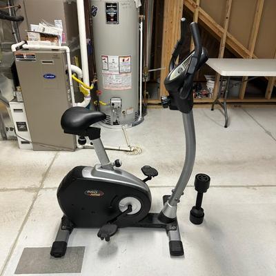 PRO NRG STATIONARY EXERCISE BIKE W/LED PANEL PLUS SHOCK WAVE
