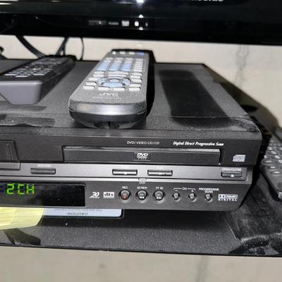 50” PANASONIC TV & JVC COMBO DVD/VHS PLAYER BOTH HAVE REMOTES