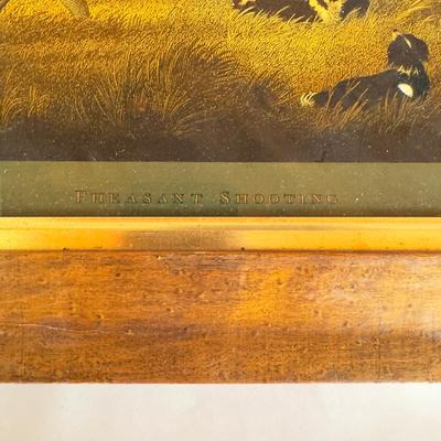 K1056 Antique Reverse Painting on Glass