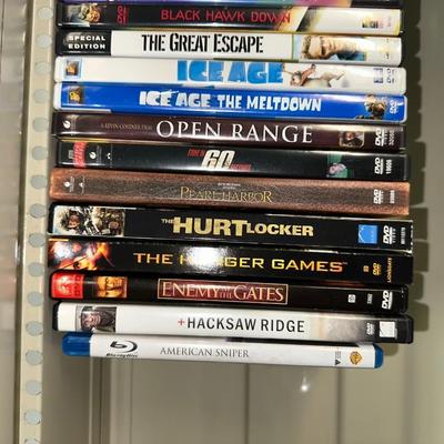 VARIETY OF MOVIES ON DVDS