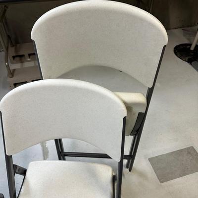 4 FOLDING LIFETIME CHAIRS