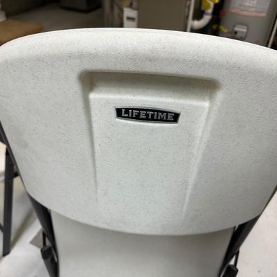 4 FOLDING LIFETIME CHAIRS