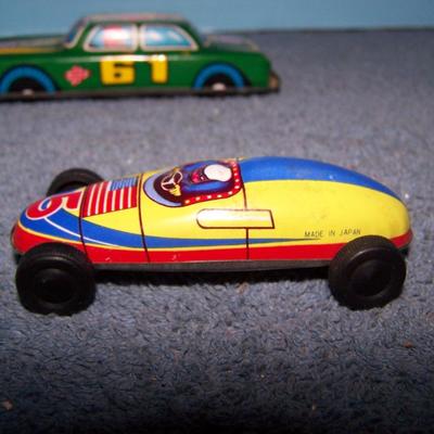 LOT 175 VINTAGE TIN LITHO RACE CARS! 1 FRICTION JAPAN STP