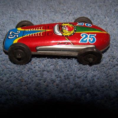 LOT 175 VINTAGE TIN LITHO RACE CARS! 1 FRICTION JAPAN STP