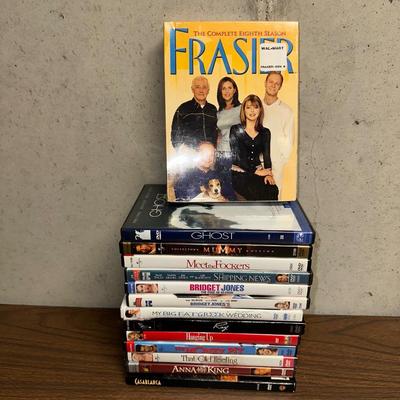 MOVIES AND A SEASON OF FRASIER ON DVD'S