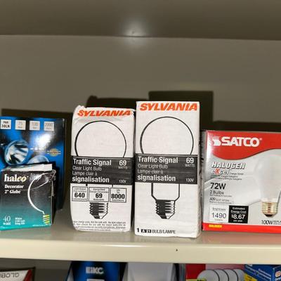 VARIETY OF LIGHT BULBS