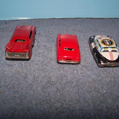 LOT 178 GREAT VINTAGE TIN LITHO SMALL CARS FRICTION