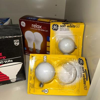 VARIETY OF LIGHT BULBS