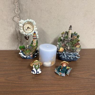SEASHELL CANDLE AND OTHER HOME DECOR