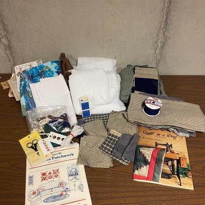 FABRIC READY FOR QUILTING, PATTERNS AND MORE!