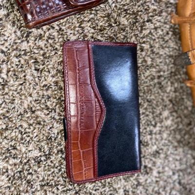 LEATHER LOFT PURSES AND 2 WALLETS