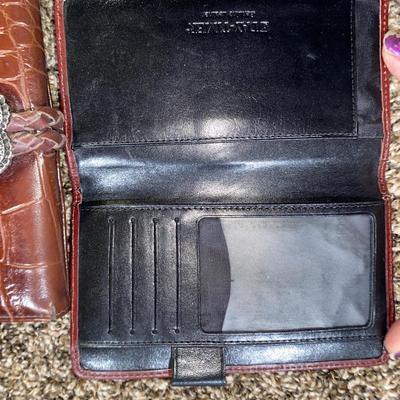 LEATHER LOFT PURSES AND 2 WALLETS