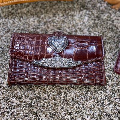 LEATHER LOFT PURSES AND 2 WALLETS