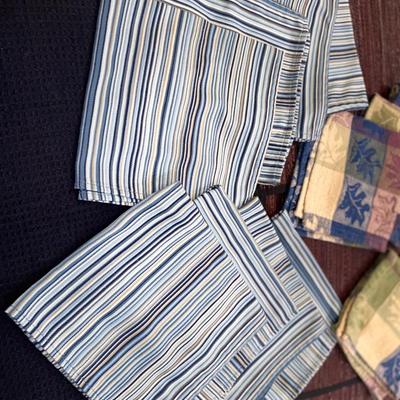 DISH DRAINING MAT, NICE CLOTH NAPKINS, AND PLACEMATS