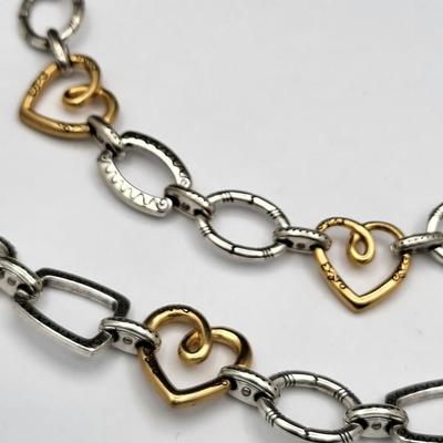 Brighton Fresco Hearts Necklace & Bracelet Set