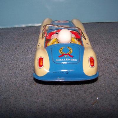 LOT 181 TIN LITHO KING COBRA RACE CAR FRICTION YONEZAWA JAPAN