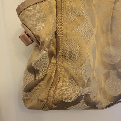 Coach Parker Tan Signaure Shoulder Bag