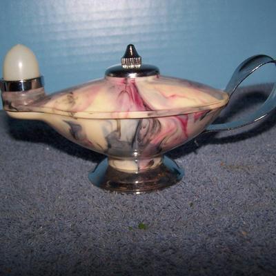 LOT 195 GREAT VINTAGE ARABIAN NITE LIGHT 1001 NIGHT LAMP
