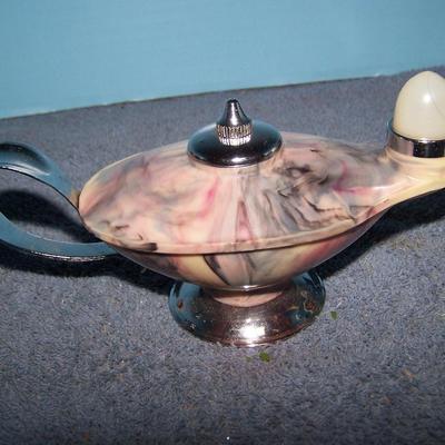 LOT 195 GREAT VINTAGE ARABIAN NITE LIGHT 1001 NIGHT LAMP