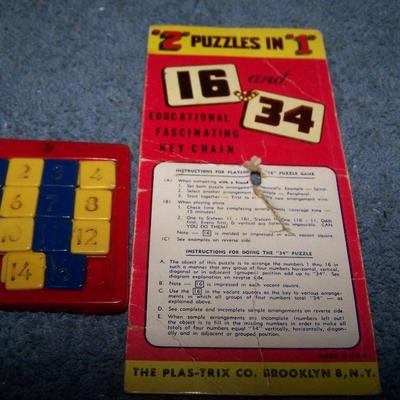 LOT 207 GREAT VINTAGE PUZZLES & GAMES