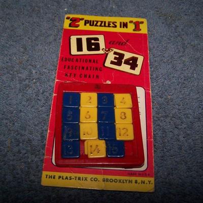 LOT 207 GREAT VINTAGE PUZZLES & GAMES