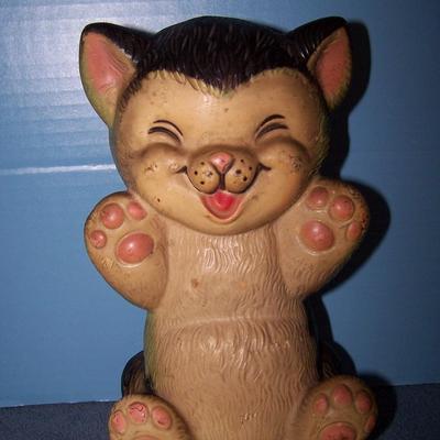 LOT 211 WONDERFUL SQUEAKY TOY & BANK PLAY PALS MOBLEY !!!SO CUTE!!!
