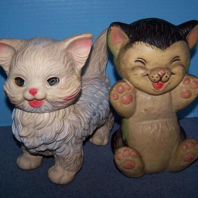 LOT 211 WONDERFUL SQUEAKY TOY & BANK PLAY PALS MOBLEY !!!SO CUTE!!!
