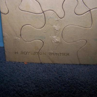 LOT 215 GREAT VINTAGE PICTURE PUZZLES BOYLSTON DUMMER