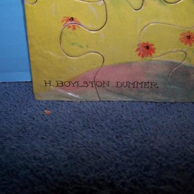 LOT 215 GREAT VINTAGE PICTURE PUZZLES BOYLSTON DUMMER