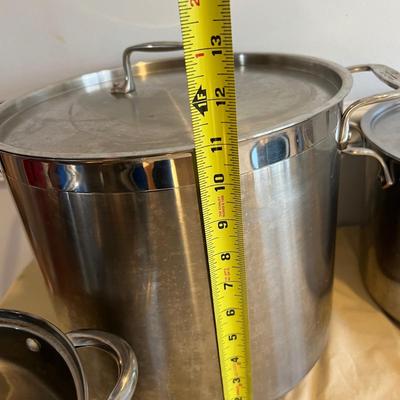 High End All Clad Cookware Set - Pots, Pans, Skillets, Wok, Crock Pot