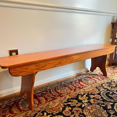 Solid Wood "Locker Bench"