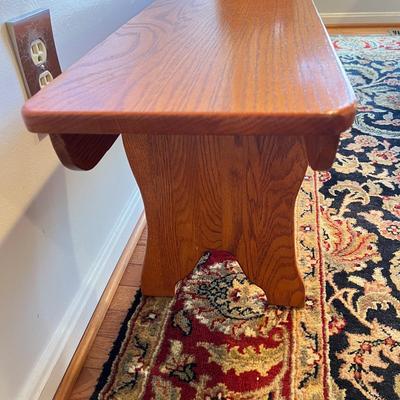 Solid Wood "Locker Bench"