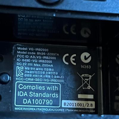 Samsung 22” TV and Infrared Blaster (B1-MG)
