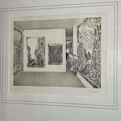 Hans Georg Rauch “Galerie” Signed/Numbered Print (B2-RG)