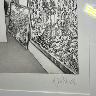 Hans Georg Rauch “Galerie” Signed/Numbered Print (B2-RG)