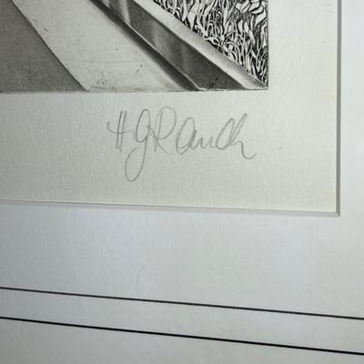 Hans Georg Rauch “Galerie” Signed/Numbered Print (B2-RG)