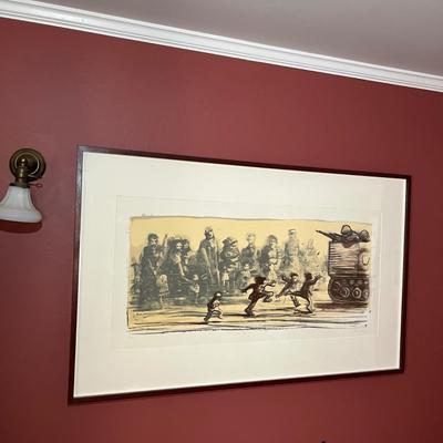 Peter Howson “Bon Bon Alley” Limited Edition Signed Print (B2-RG)