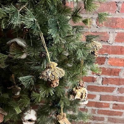 Pair of Lighted Christmas Trees (BS1-MG)