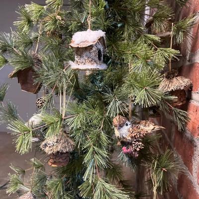 Pair of Lighted Christmas Trees (BS1-MG)