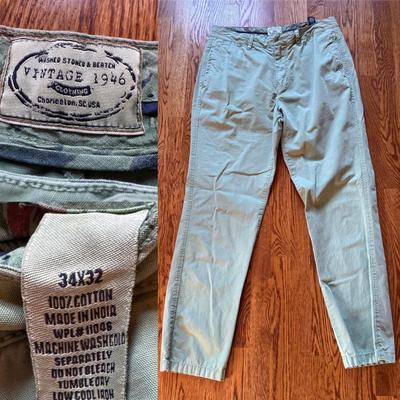 Carhartt, Levi’s, Wrangler and Other Men’s Pants and Shorts - Sizes 32-34 (B3-DZ)