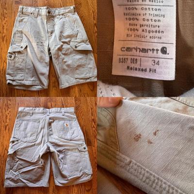 Carhartt, Levi’s, Wrangler and Other Men’s Pants and Shorts - Sizes 32-34 (B3-DZ)