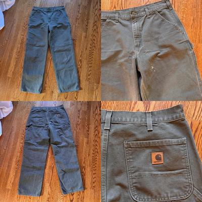 Carhartt, Levi’s, Wrangler and Other Men’s Pants and Shorts - Sizes 32-34 (B3-DZ)