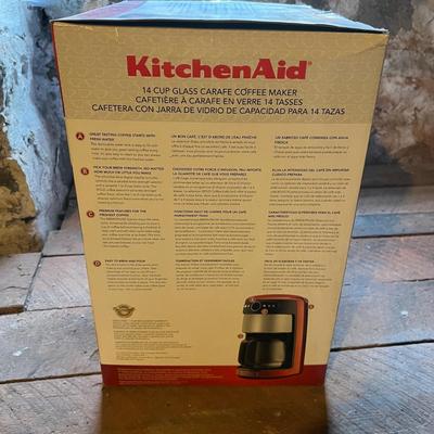 NIB Kitchen Aid 14 Cup Glass Carafe Coffee Maker (BS2-MG)