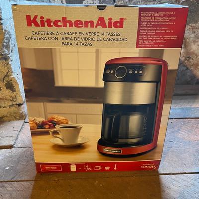NIB Kitchen Aid 14 Cup Glass Carafe Coffee Maker (BS2-MG)