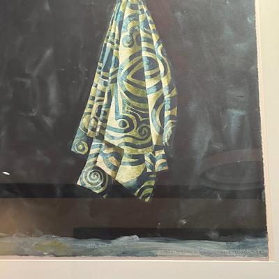 James Hansen “Closed Umbrella” Signed Gouache on Paper (E-RG)