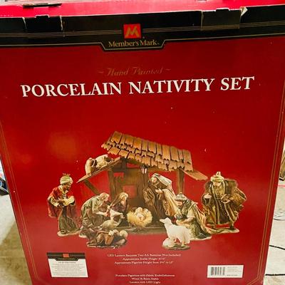 Porcelain Nativity Set