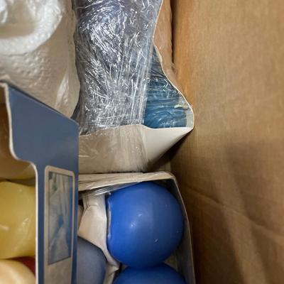 Box of unlit candles