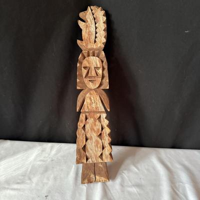 Two Wooden Tarahuma Dolls (UO-ML)